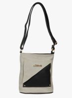 Bagkok Grey Polyurethane (Pu) Shoulder Bag