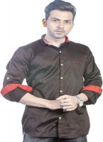 Bombay Casual Jeans Men's Solid Casual Black Shirt