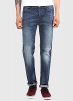 Breakbounce Blue Washed Regular Fit Jeans