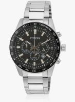 CITIZEN An8070-53E Silver/White Chronograph Watch
