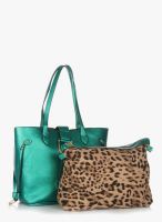 Cheri Green Tote Handbag