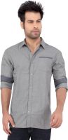 Cod Jeans Men's Solid Casual Grey Shirt