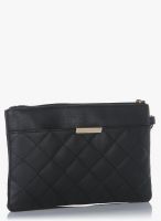 Dorothy Perkins Black Quilt Wristlet Clutch