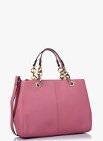 Ebano Pink Leather Handbag