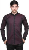 Fusion Freak Men's Solid Casual Brown Shirt