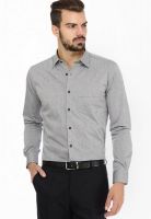 Genesis Solid Grey Casual Shirt