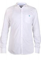 Hash Luxury Men's Solid Casual White Shirt
