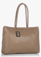 Hidesign Juno 03 Beige Leather Medium Tote Bag