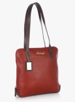 Hidesign Nairobi Red/Brown Leather Shoulder Bag