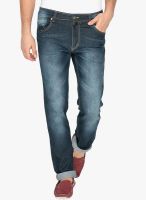 High Star Washed Blue Slim Fit Jeans