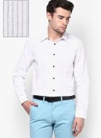 I Know Solid White Casual Shirt