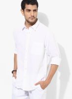 Izod White Casual Shirt