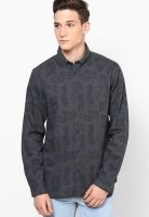 Jack & Jones Dark Grey Casual Shirt