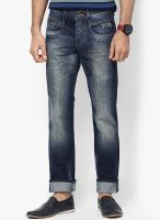 Jack & Jones Navy Blue Regular Fit Jeans