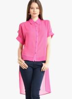Kazo Pink Solid Shirt