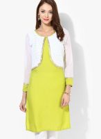 La Firangi Green Solid Kurtis