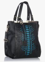 Ladida Black/Sky Blue Handbag