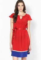 Lara Karen Red Skater Dress