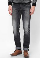 Lawman Pg3 Grey Solid Slim Fit Jeans