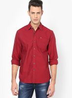 Lee Red Casual Shirt