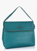 Massimo Italiano Blue Leather Handbag