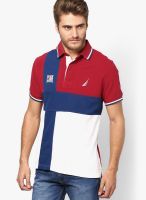 Nautica Red Polo T Shirt