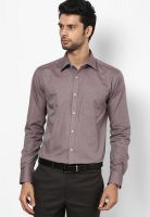 Park Avenue Brown Formal Shirt