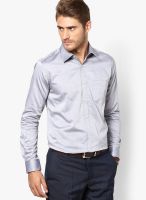 Park Avenue Light Grey Slim Fit Formal Shirt