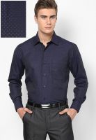 Peter England Navy Blue Formal Shirt