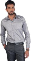 Provogue Men's Printed Casual Grey Shirt