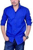 Sarathi Men's Solid Casual Blue Shirt Sarathi Men's Solid Casual Blue Shirt