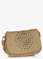 Scoop Street Beige Sling Bag