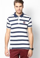 Scullers Sport White Slim Fit Polo T Shirt
