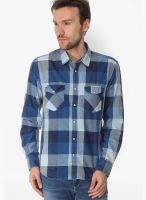 Slub Checks Multicoloured Color Casual Shirt