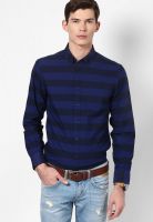Tommy Hilfiger Blue Regular Fit Casual Shirt
