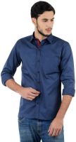 Triple Eight Men's Solid Casual Dark Blue Shirt Triple Eight Men's Solid Casual Dark Blue Shirt