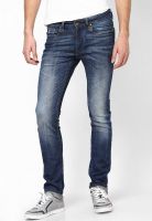 U.S. Polo Assn. Blue Skinny Fit Washed Jeans