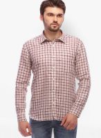 Urban Nomad Check Red Casual Shirt