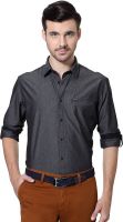 Van Heusen Men's Solid Party Grey Shirt