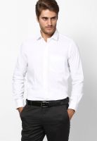 Van Heusen White Slim Fit Italian Formal Shirt