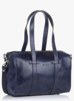 Woodland Blue Leather Handbag