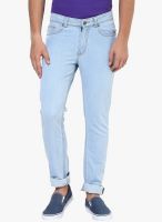 Yepme Blue Mid Rise Slim Fit Jeans