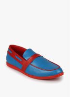 Z Collection Blue Moccasins