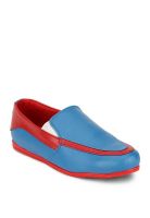 Z Collection Blue Moccasins