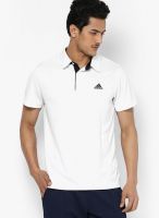 Adidas White Polo T-Shirt