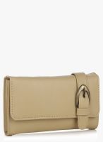 Alessia Beige Polyurethane (Pu) Wallet