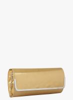 Alessia Beige Synthetic Clutch