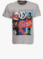 Avengers Grey Milange T-Shirt