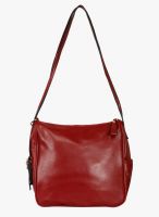 Bagkok Maroon Polyurethane (Pu) Sling Bag