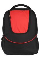 Campus Sutra Red Polyester Laptop Bag